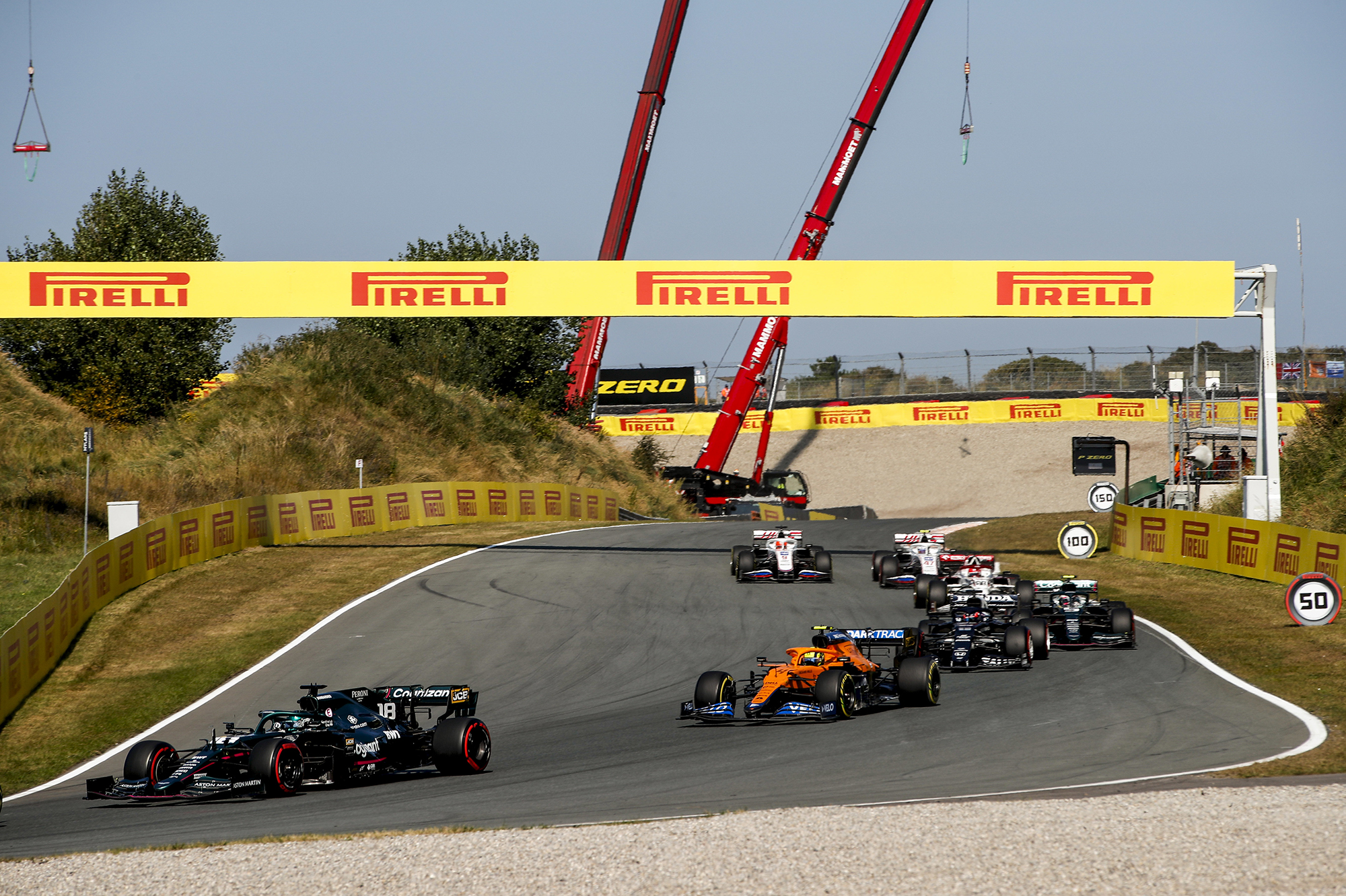 Le départ du Grand Prix des Pays-Bas de Formule 1