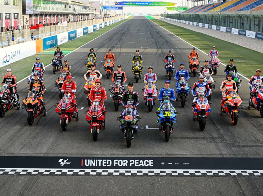 La grille 2022 du championnat du monde MotoGP